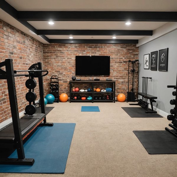 Comment aménager un espace de fitness dans un petit sous-sol?