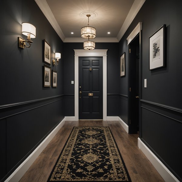 Quel type de revêtement mural choisir pour un couloir étroit et sombre?