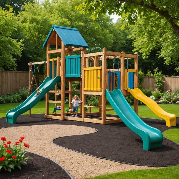 Quelle est la meilleure façon de concevoir un espace de jeu sécurisé pour les enfants dans le jardin?